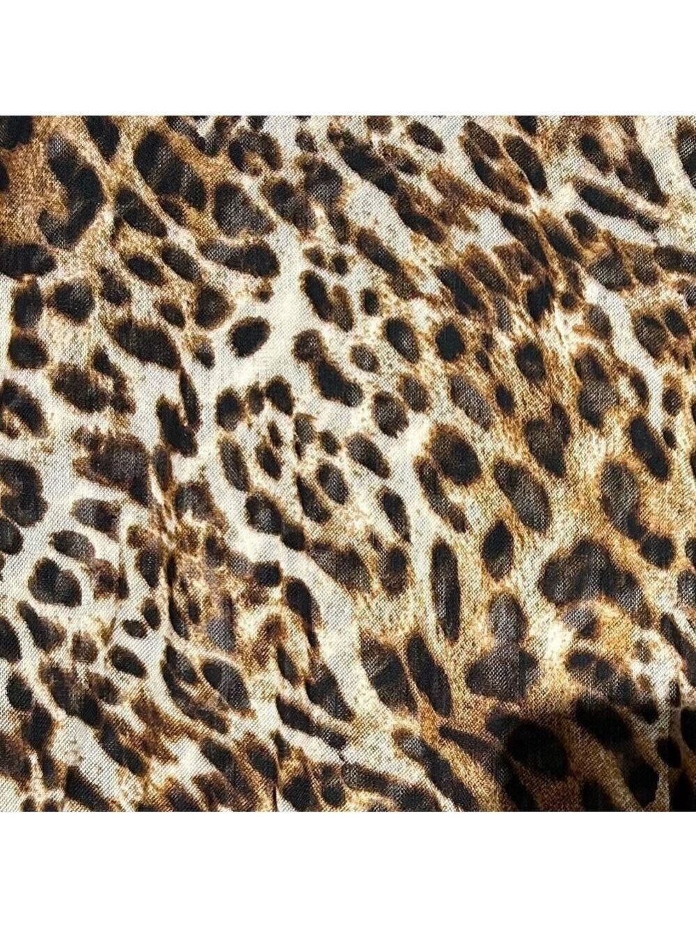 INC International Concepts Leopard Print Long Sleeve Top - Picture 4 of 4